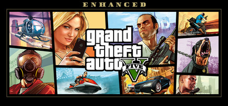 Capa do jogo Grand Theft Auto V Enhanced